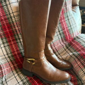 Life Stride Tan Over the Knee Boots